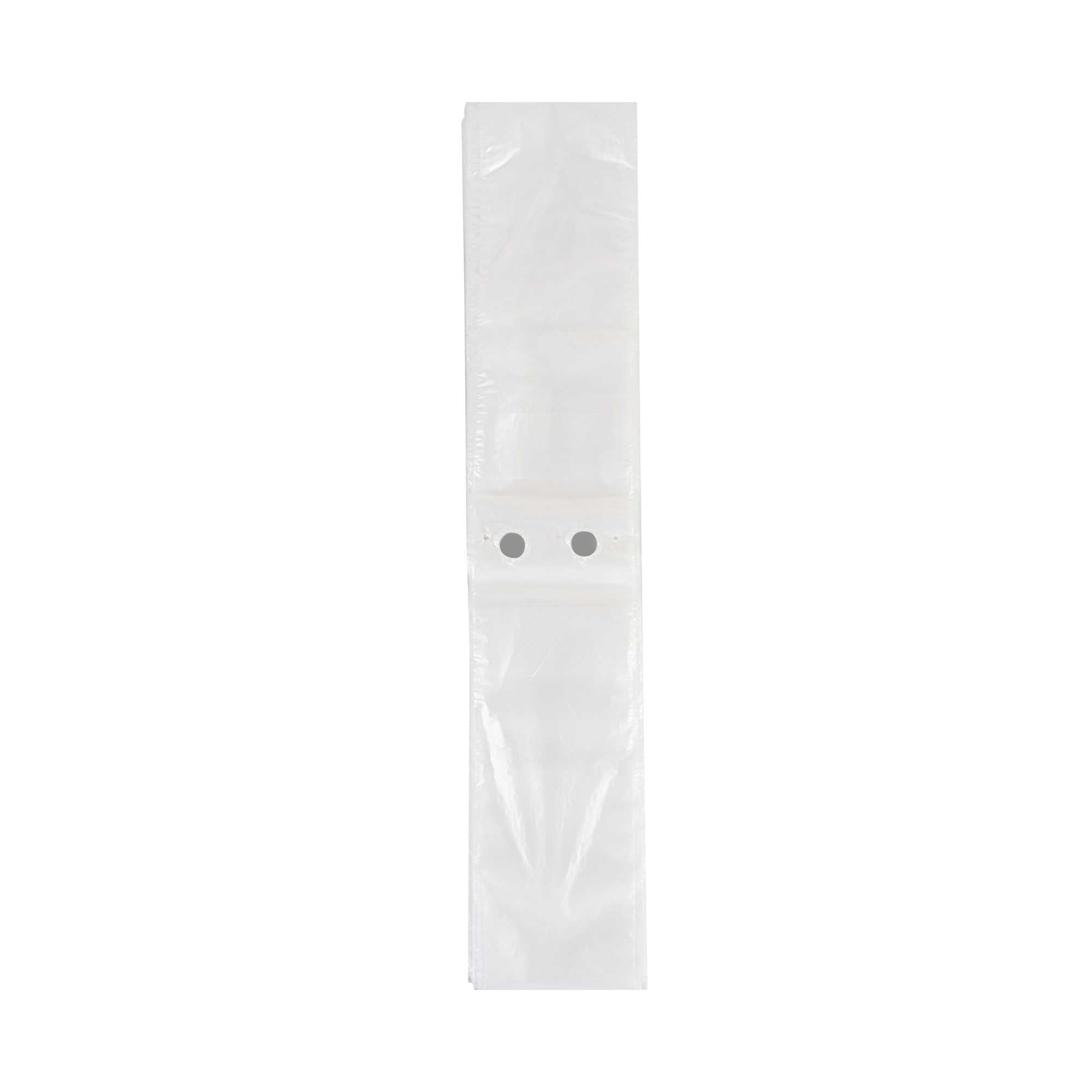 Bag Tek Plastic Unprinted Deli Saddle Bag - with Flip Top - 3 1/2" x 10" - 200 count box