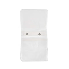 Bag Tek Plastic Unprinted Deli Saddle Bag - with Flip Top - 6 1/2