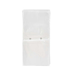 Bag Tek Plastic Unprinted Deli Saddle Bag - with Flip Top - 7 1/2