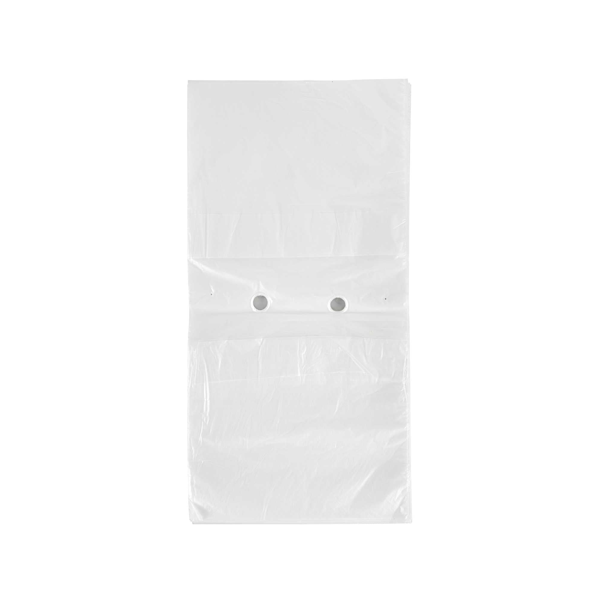 Bag Tek Plastic Unprinted Deli Saddle Bag - with Flip Top - 8 1/2" x 8 1/2" - 2000 count box