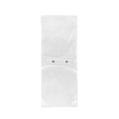 Bag Tek Plastic Unprinted Deli Saddle Bag - with Flip Top - 8