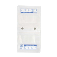 Bag Tek Clear and Blue Plastic Day Of The Week Monday Portion Bag - Trilingual - 5 1/2