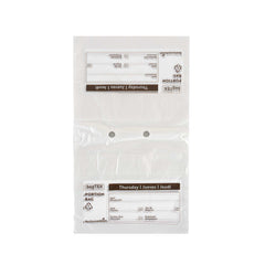 Bag Tek Clear and Brown Plastic Day Of The Week Thursday Portion Bag - Trilingual - 10