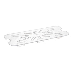 Met Lux 1/3 Size Clear Polycarbonate Drain Tray - 1 count box