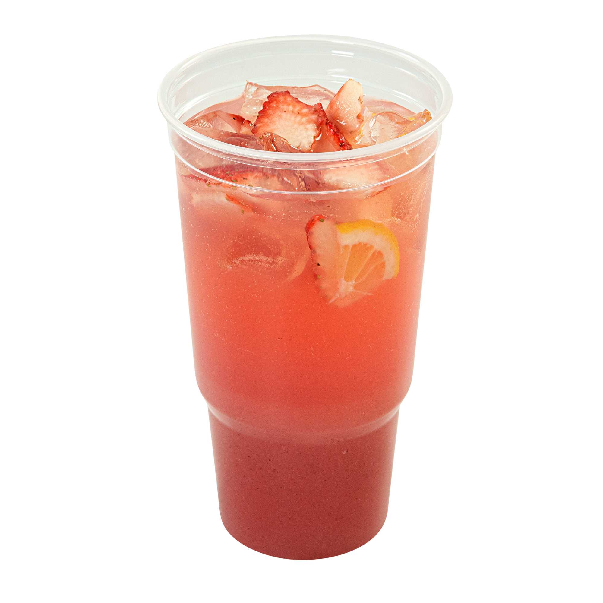 Chef 101 32 oz Clear Plastic Cold Cup - 4 1/4" x 4 1/4" x 7" - 500 count box