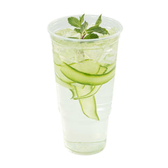 Chef 101 44 oz Clear Plastic Cold Cup - 4 1/2