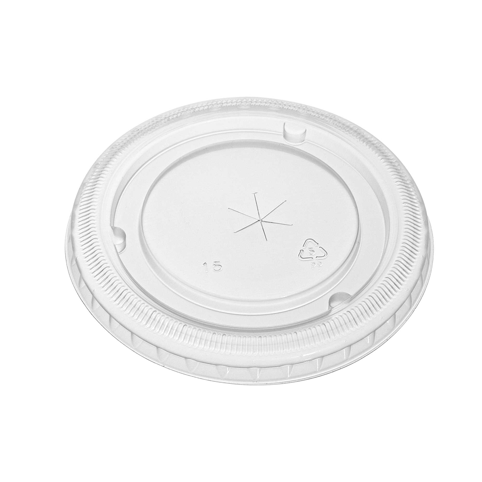 Chef 101 Clear Plastic Lid - Fits 12 and 20 oz Cold Cups - 1000 count box