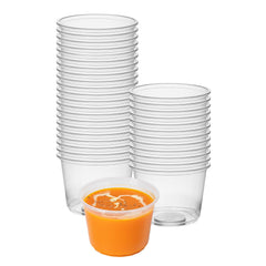 SustainaLite 16 oz Clear Plastic To Go Deli Container - 3 1/4