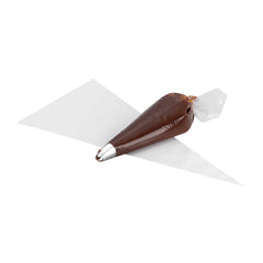 Pastry Tek Clear Plastic Disposable Pastry Piping Bag - 100 Bags / Roll - 20