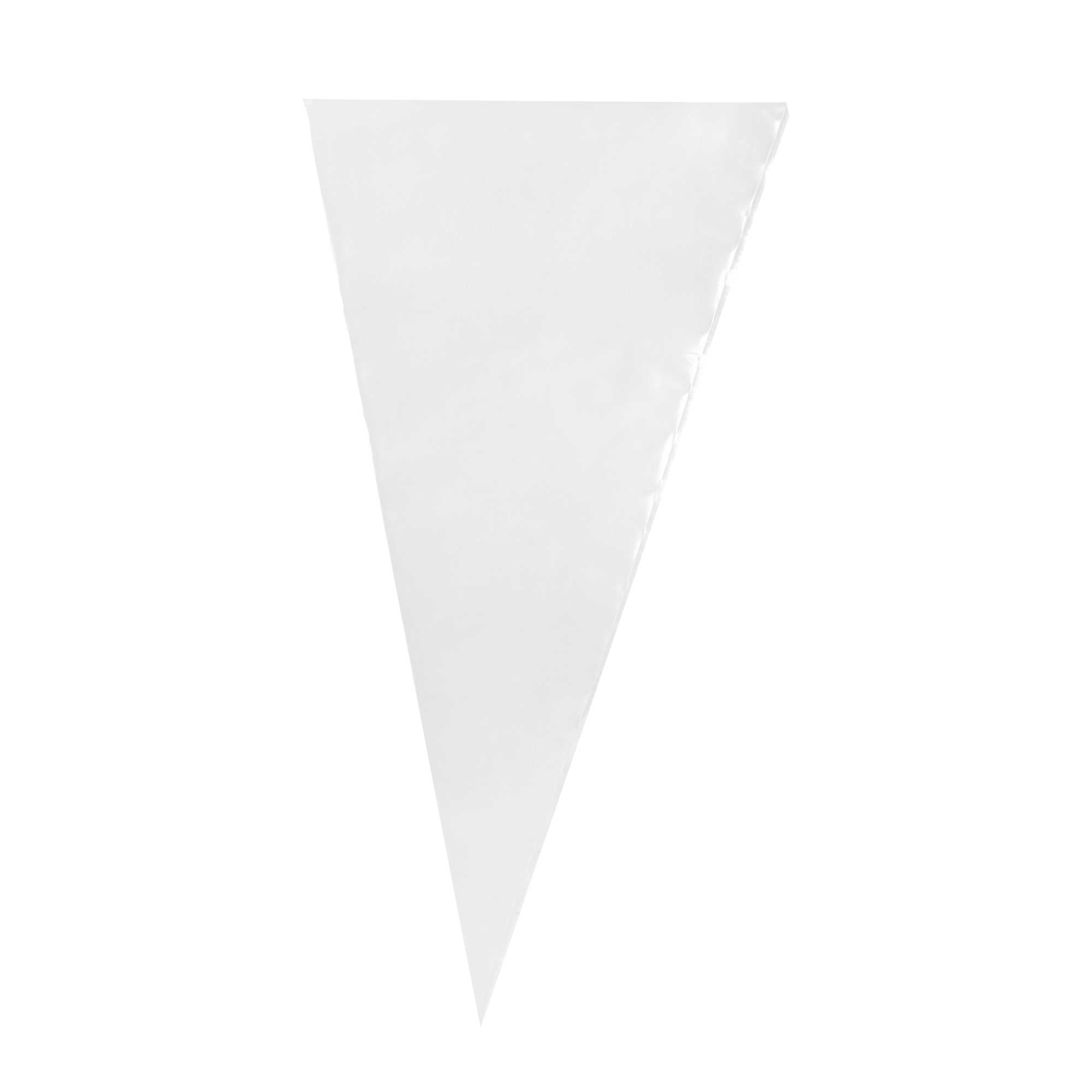 Pastry Tek Clear Plastic Disposable Pastry Piping Bag - 100 Bags / Roll - 22" - 1 count box