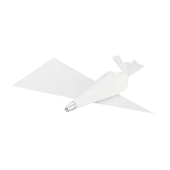 Pastry Tek Clear Plastic Disposable Pastry Piping Bag - 100 Bags / Roll - 22