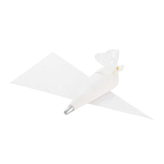 Pastry Tek Clear Plastic Disposable Pastry Piping Bag - 100 Bags / Roll - 24