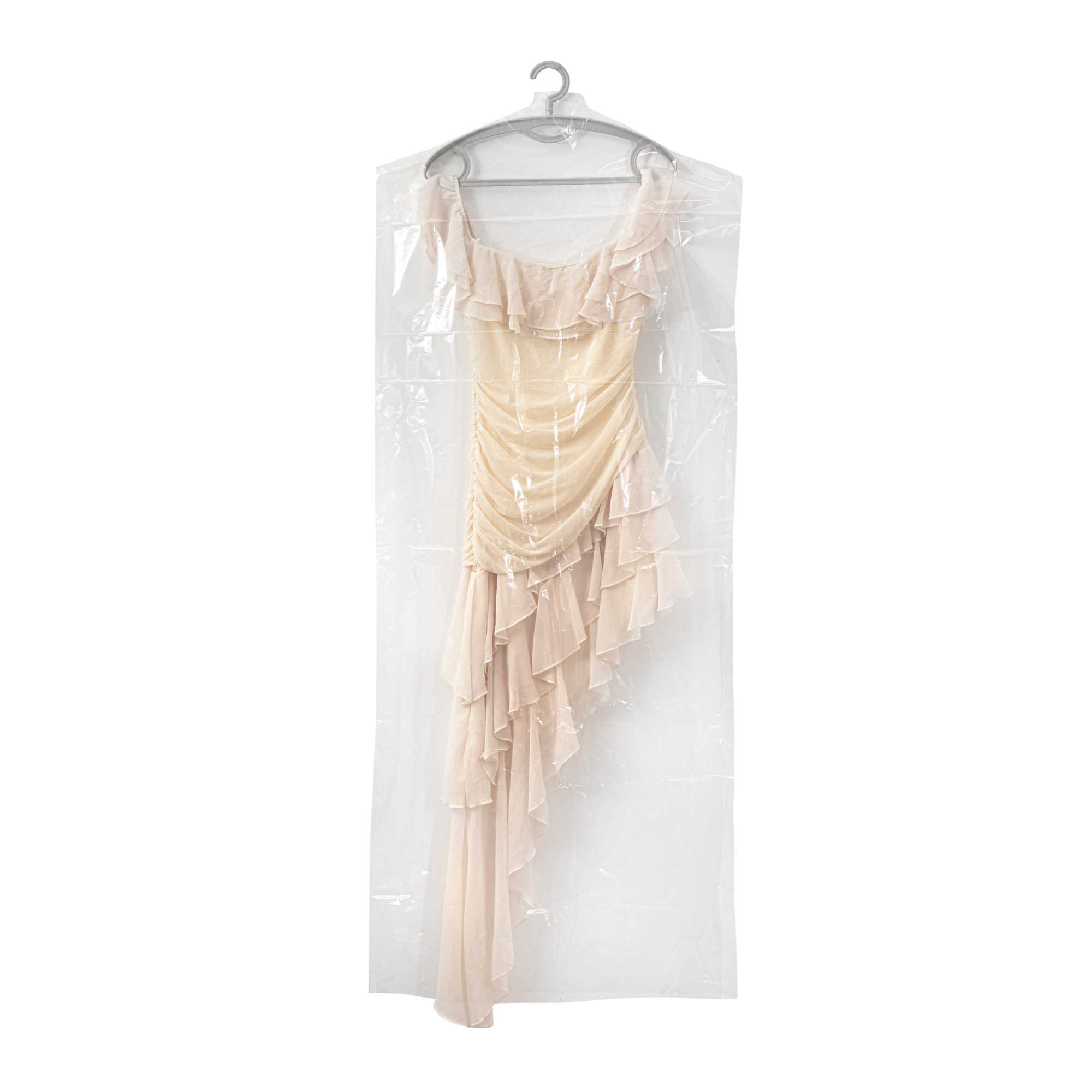 Bag Tek Clear Plastic Garment Bag - 24" x 59" - 20 count box
