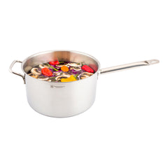 Met Lux 7.5 qt Stainless Steel Sauce Pan - Induction Ready, Dual Handle - 1 count box