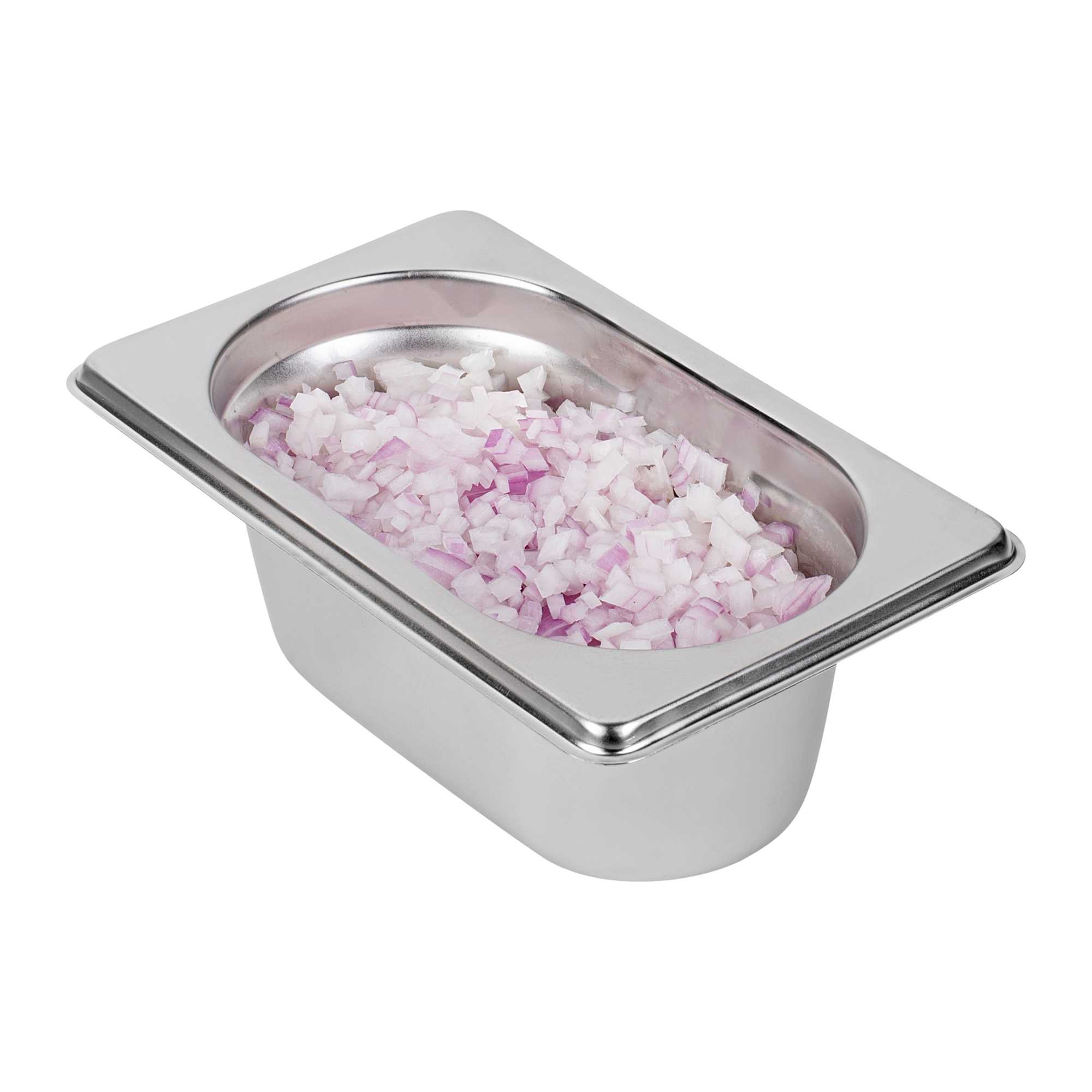 Met Lux Rectangle Stainless Steel 1/9 Size Steam Table Pan 2.5 Inch Deep - Anti Jam - 1 count box