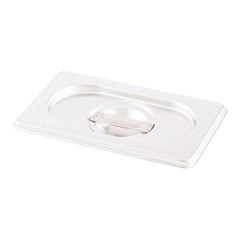 Met Lux Rectangle Stainless Steel Lid - Fits 1/9 Size Steam Table Pan - 1 count box