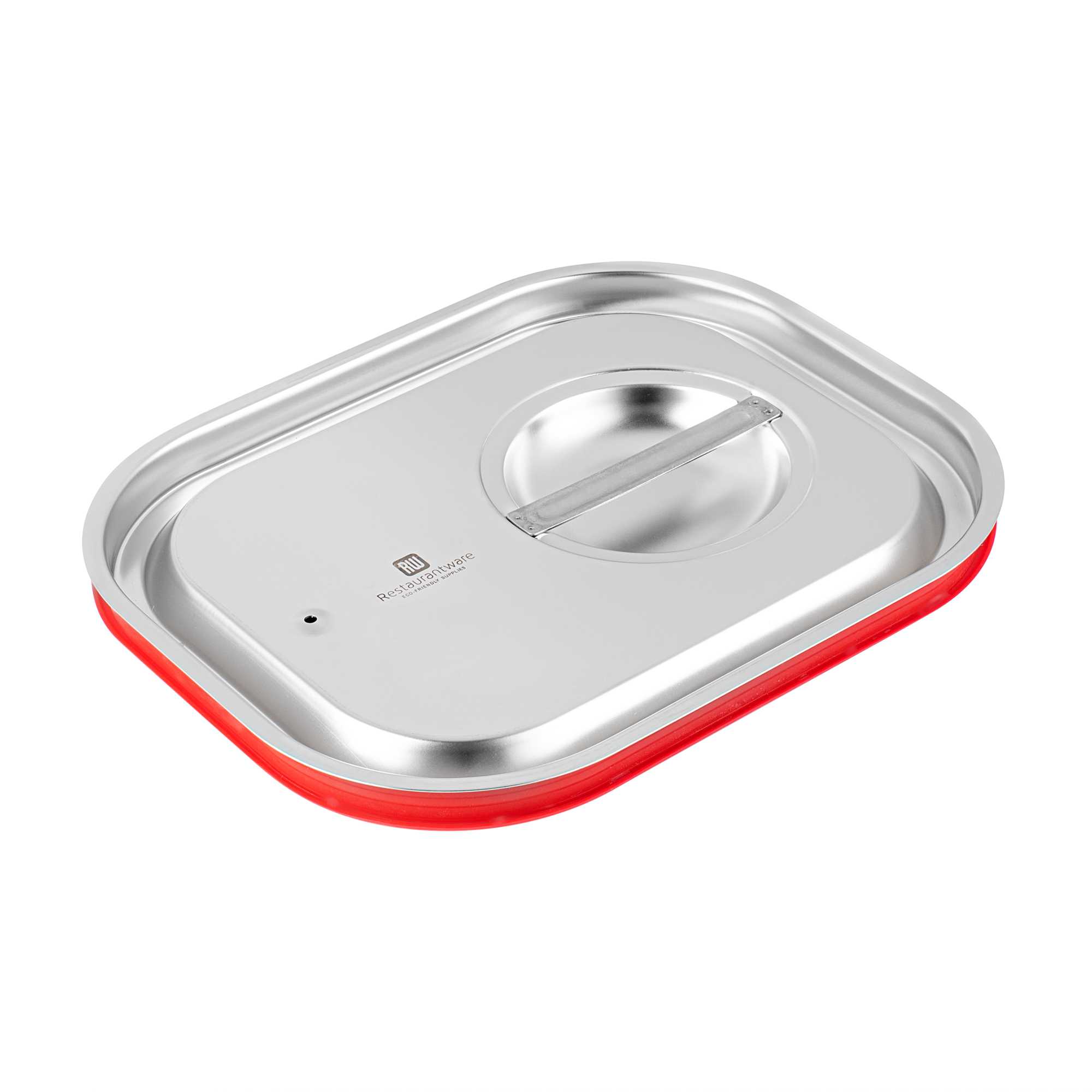 Met Lux Rectangle Stainless Steel Travel Lid - Fits 1/2 Size Steam Table Pan - 1 count box
