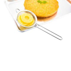 Met Lux Round Stainless Steel Mesh Strainer - 11 3/4