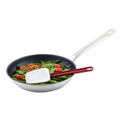 Met Lux Red High Temperature Rubber Spatula - Spoon-Shaped - 10
