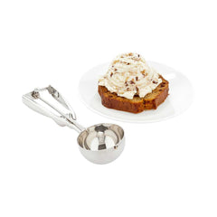 Met Lux 3.2 oz Silver Stainless Steel #8 Ice Cream Scoop - 50 count box