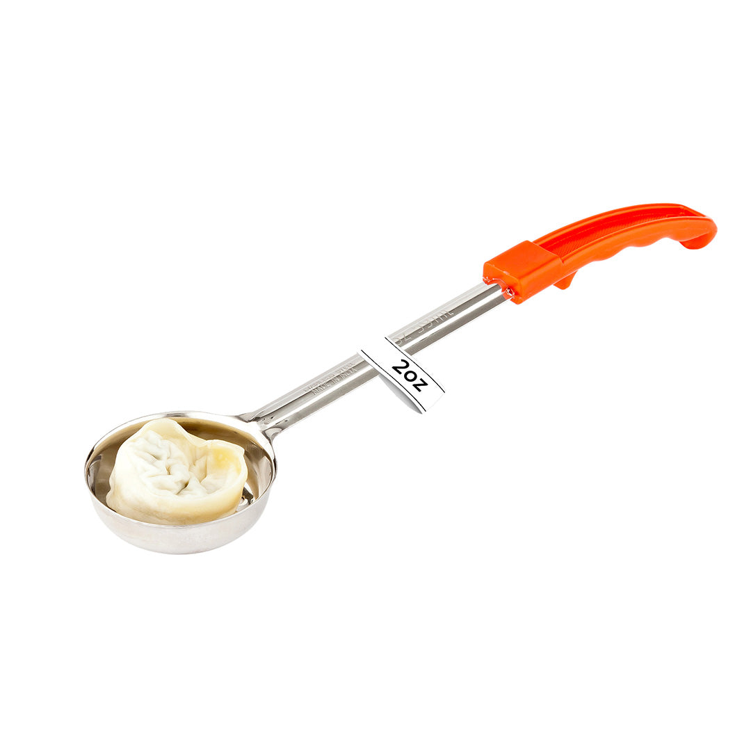 Spoodle Rack Met Lux 2 oz Stainless Steel Spoodle - Perforated, with Red Handle - 1 ...
