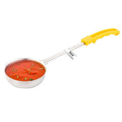 Met Lux 5 oz Stainless Steel Spoodle - Solid, with Yellow Handle - 12 count box