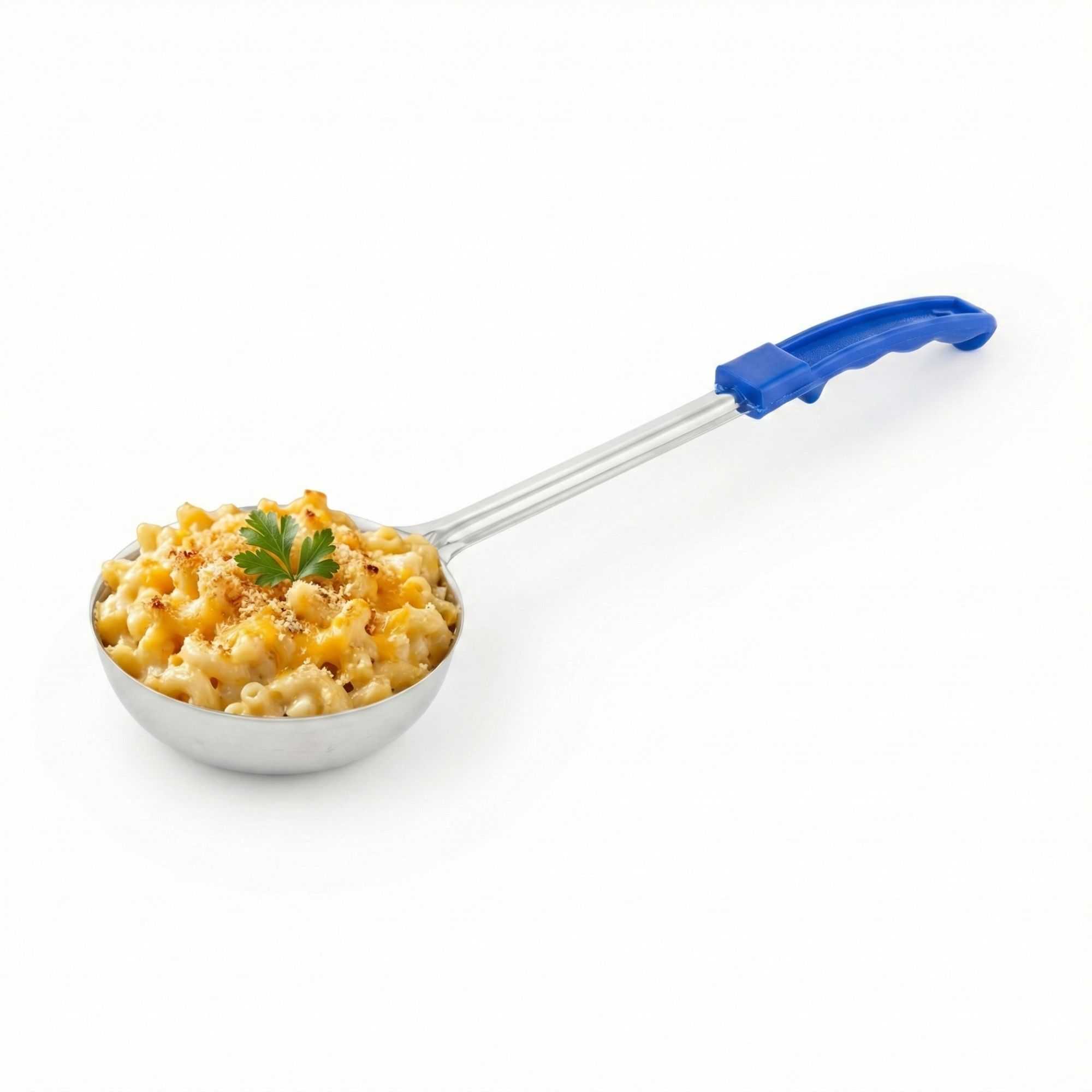 Met Lux 8 oz Stainless Steel Spoodle - Solid, with Blue Handle - 1 count box