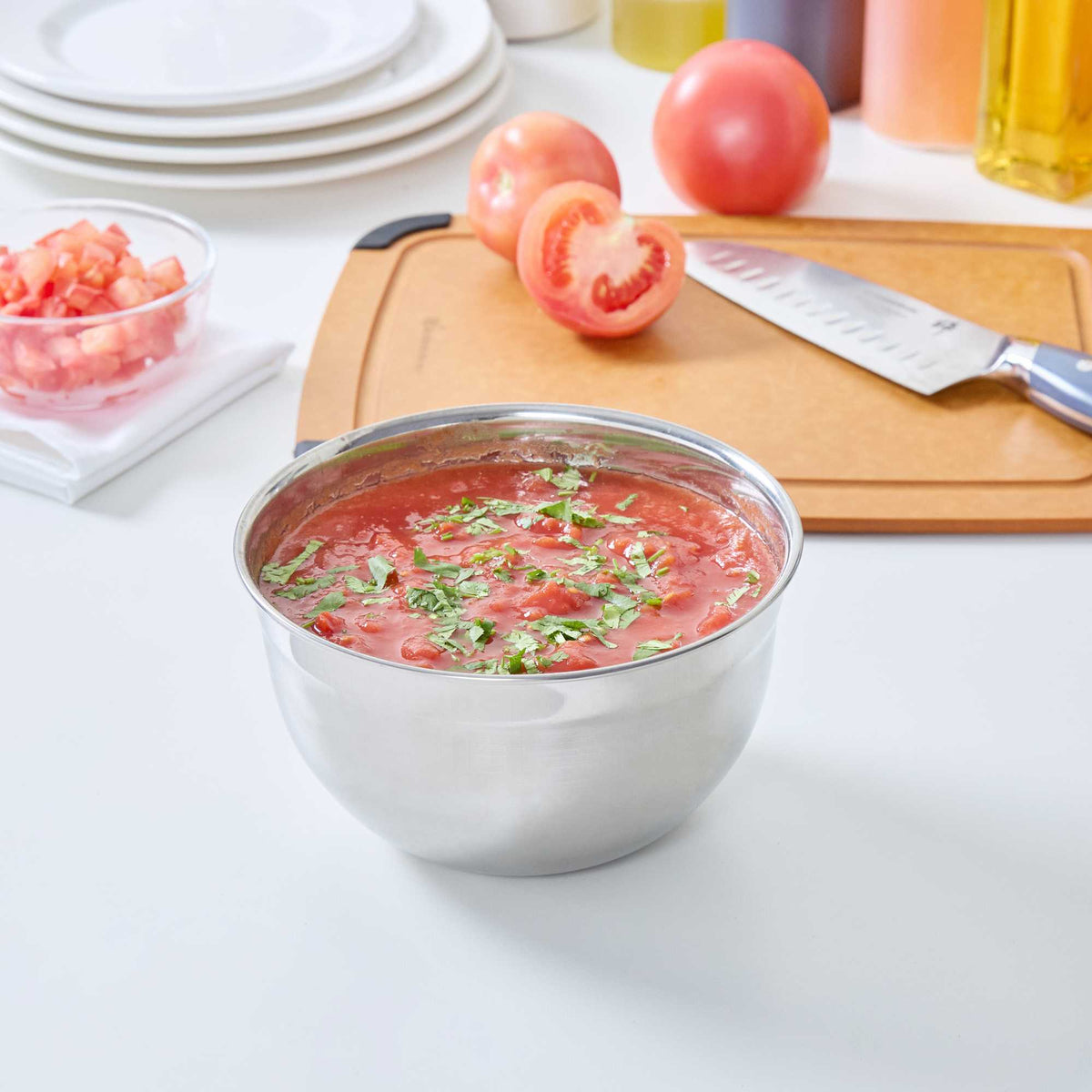 Met Lux 2 qt Stainless Steel Premium German Mixing Bowl - 1 count box