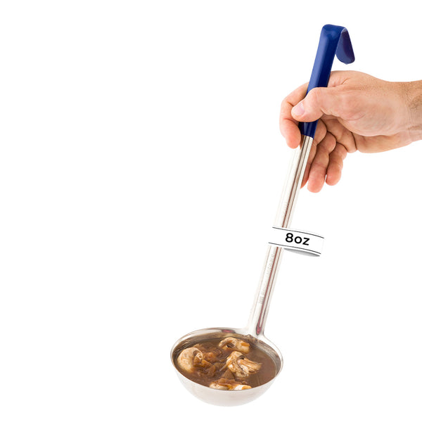 Chef Craft 8" Stainless Steel Serving Ladle – Mirror Finish Silver