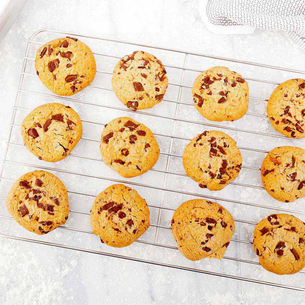 Met Lux Stainless Steel Half Size Wire Cooling Rack - 18" x 12" - 1 count box