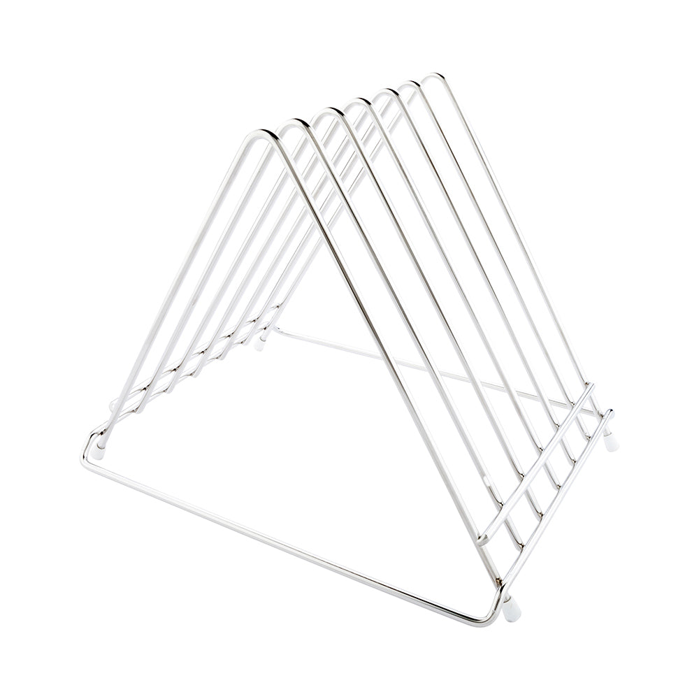 Stainless Steel Cutting Board Rack - 6 Slot - Silver - 1 Count Box