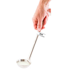 Met Lux 2 oz Stainless Steel Serving Ladle - One-Piece - 12 count box