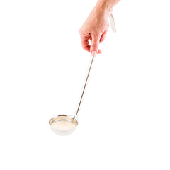 Met Lux 4 oz Stainless Steel Serving Ladle - One-Piece - 1 count box