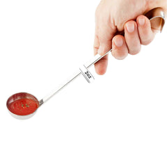 Met Lux 2 oz Stainless Steel Heavy-Duty Serving Ladle - One-Piece - 10 count box