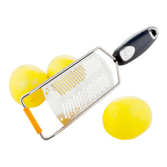 Met Lux Stainless Steel Fine Grater - with Plastic Handle - 12