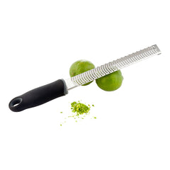 Met Lux Stainless Steel Grater - with Plastic Handle - 13