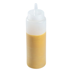 8 oz Clear Plastic Squeeze Bottle - Precision Tip - 2