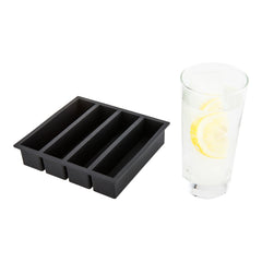 Bar Lux Black Silicone Ice Mold - 5 1/4