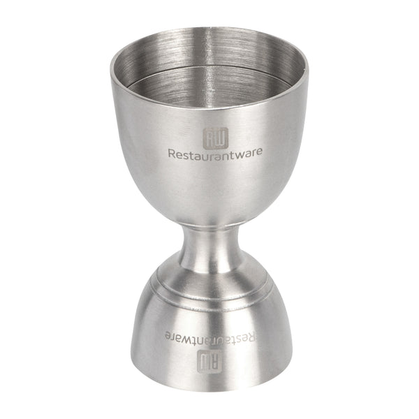 Bar Lux 1 oz / 2 oz Stainless Steel Jigger - Negroni