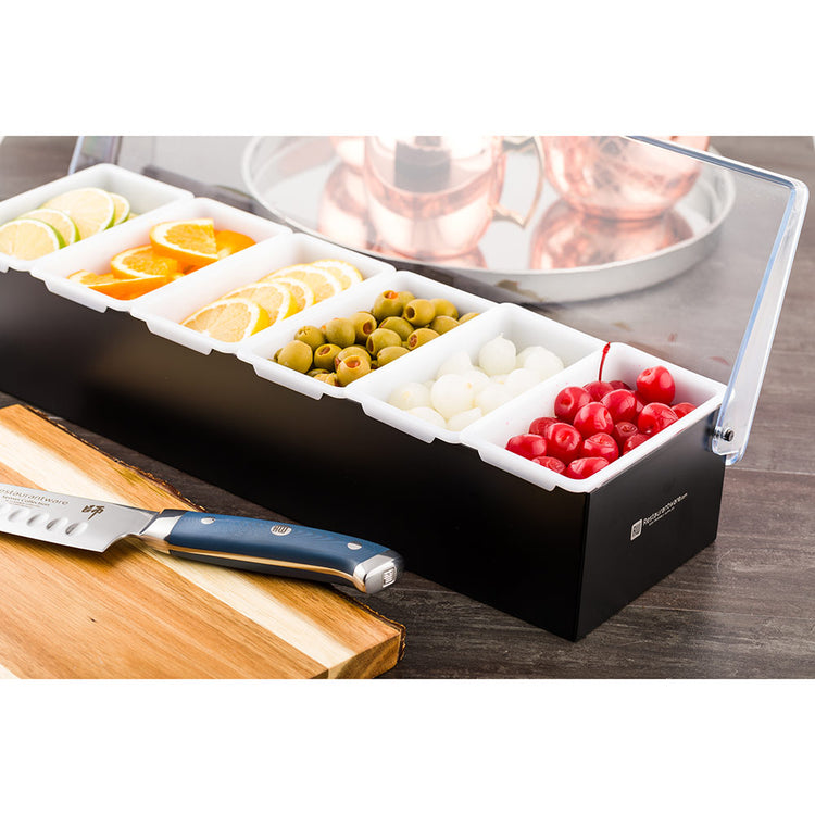 Porta Condimenti Con Coperchio - Contenitore Multiuso Per Bar, Frutta E Salse - Foto 1