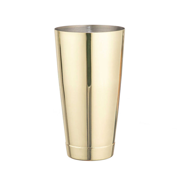 Bar Lux 24 oz Gold-Plated Stainless Steel Cocktail Shaker Tin