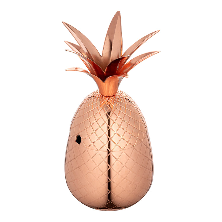 Bar Lux 24 oz Copper-Plated Stainless Steel Pineapple Tumbler - 4 1/4 x 4  1/4 x 9 1/4 - 1 count box