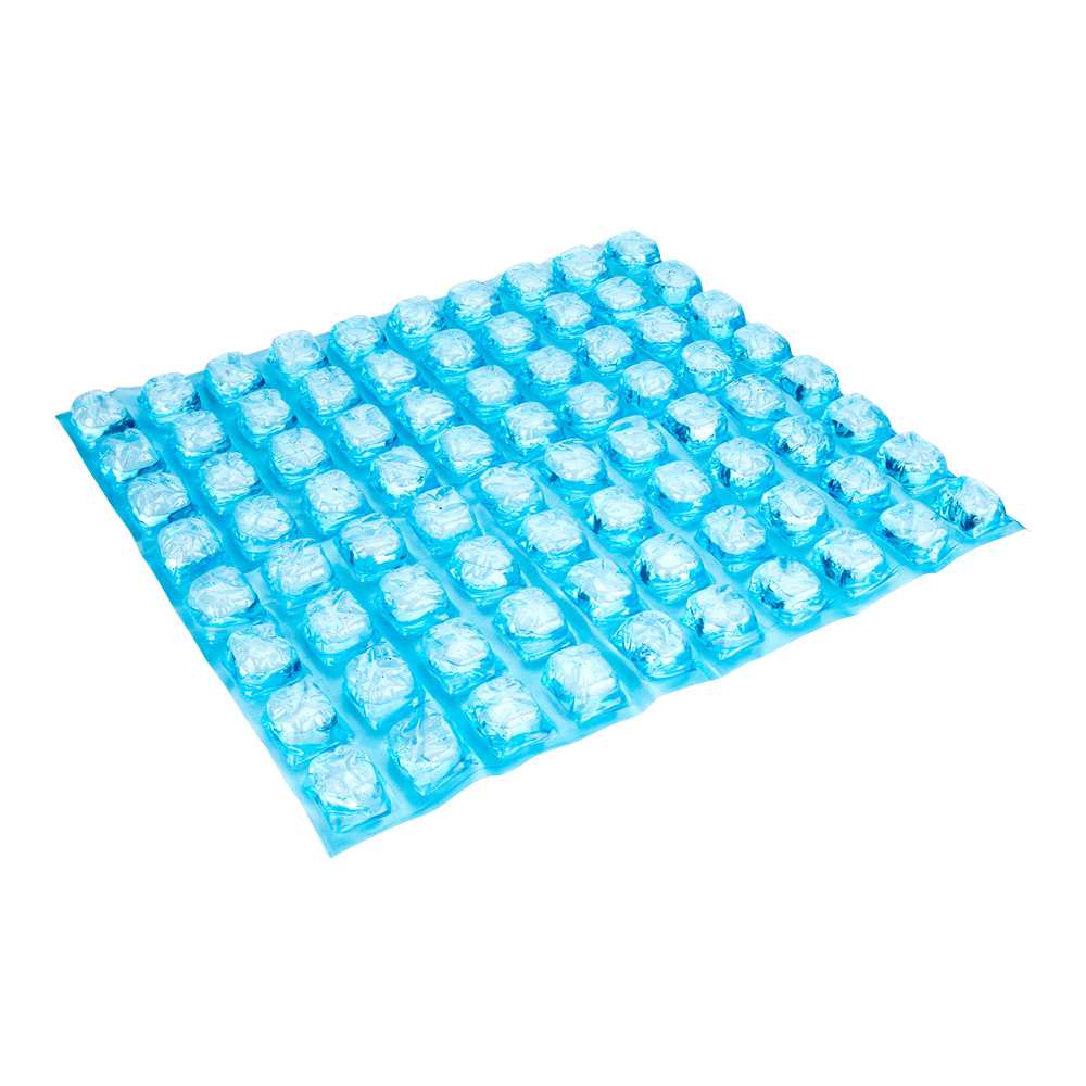 Cater Ice Blue Plastic Gel Ice Pack Sheet - Reusable, Leakproof - 19" x 15 3/4" x 3/4" - 24 count box