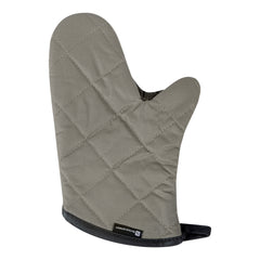 RW Threads Gray Cotton Oven Mitt - Flame Retardant, with Thumb Guard - 13