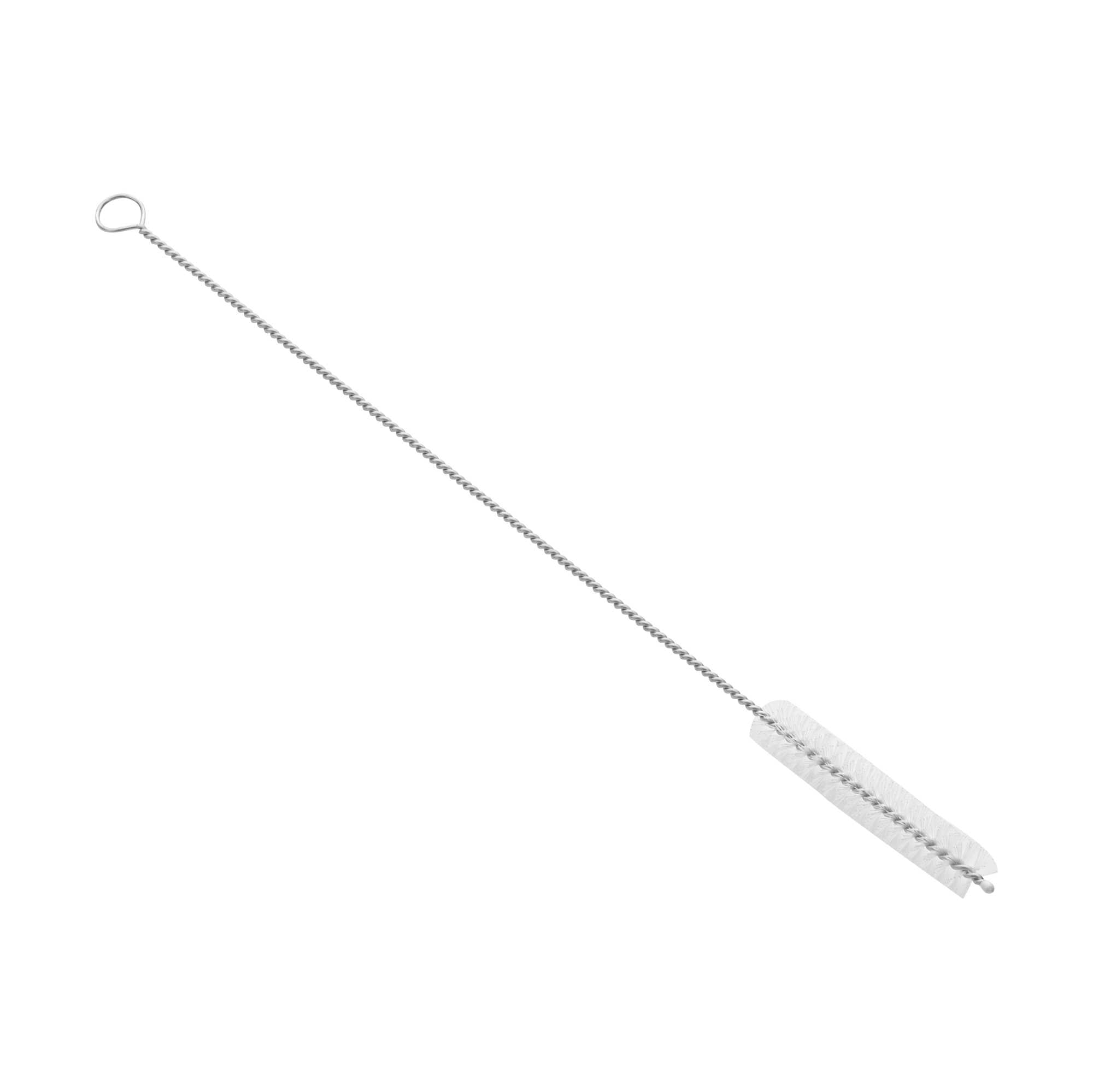 Bar Lux Silver Stainless Steel Straw Cleaning Brush - Reusable - 9 1/2" x 1" x 1" - 400 count box