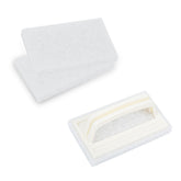 RW Clean White Scouring Pad - Multi-Purpose, Light Duty, with Handle - 6" x 5 1/2" x 3" - 1 count box