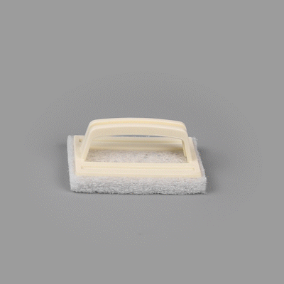 Window-Tint White Scrub Pad Scourer – 9x6 Car Window Cleaning & Tinting Tool (30µm, Durable)