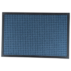 Comfy Feet Light Blue Heavy-Duty Carpet Floor Mat - Waffle - 36