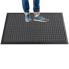 Comfy Feet Dark Gray Heavy-Duty Carpet Floor Mat - Waffle - 60