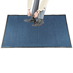 Comfy Feet Light Blue Heavy-Duty Carpet Floor Mat - Waffle - 60